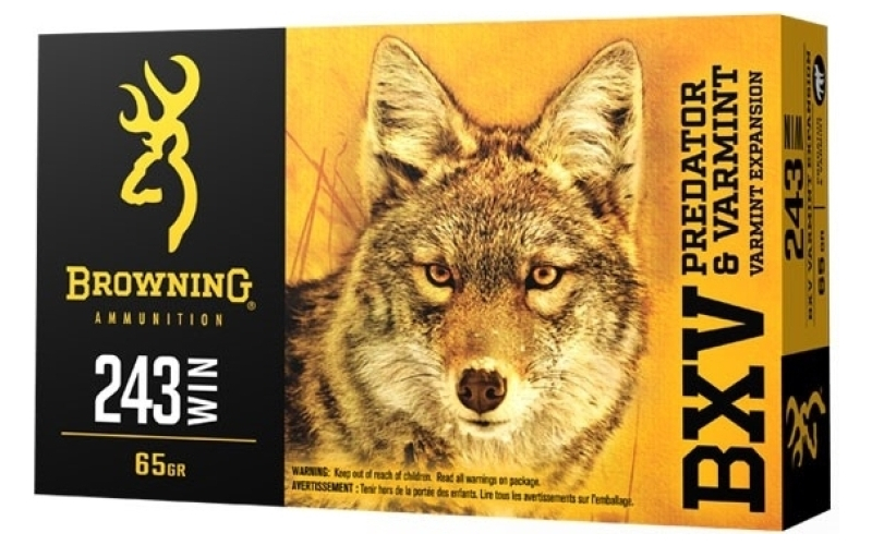 Browning Browning ammo bxv 22 hornet 35 gr 3100 fps 20bx