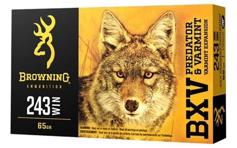 Browning Browning ammo bxv - 22-250 50 gr 3800 fps 20bx