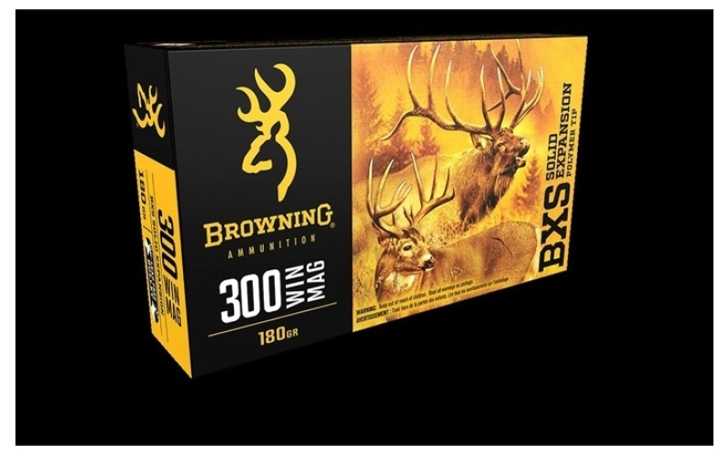 Browning 300 winchester magnum 180gr tipped copper 20/box