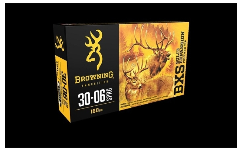 Browning 30-06 springfield 180gr tipped copper 20/box