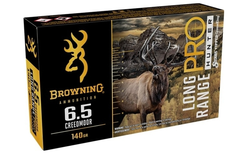 Browning 6.5 creedmoor 130gr sierra tipped gameking 20/box