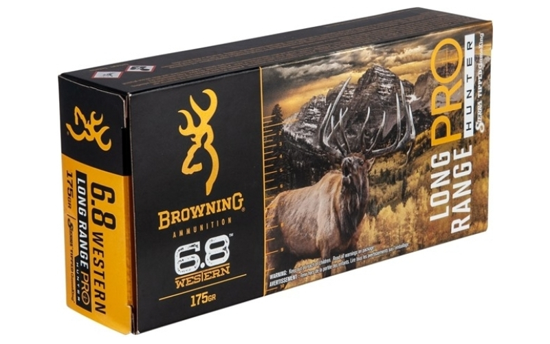 Browning 6.8 western 175gr sierra tipped gameking 20/box