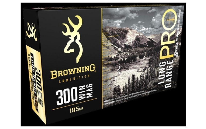 Browning 300 winchester magnum 195gr tipped matchking 20/box