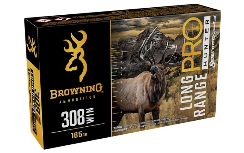 Browning 308 winchester 165gr sierra tipped gameking 20/box
