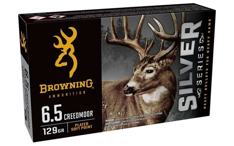 Browning 6.5 creedmoor 129gr plated soft point 20/box