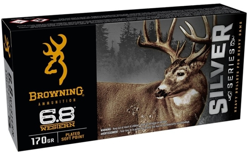 Browning 6.8 western 170gr plated soft point 20/box