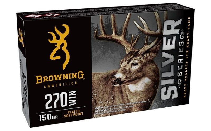 Browning 270 winchester 150gr plated soft point 20/box