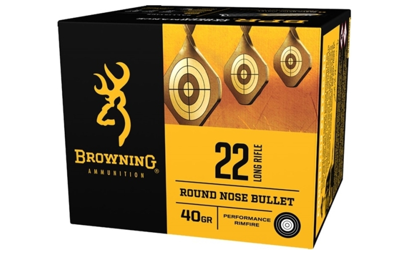 Browning 22 long rifle 40gr lead rn 400/box