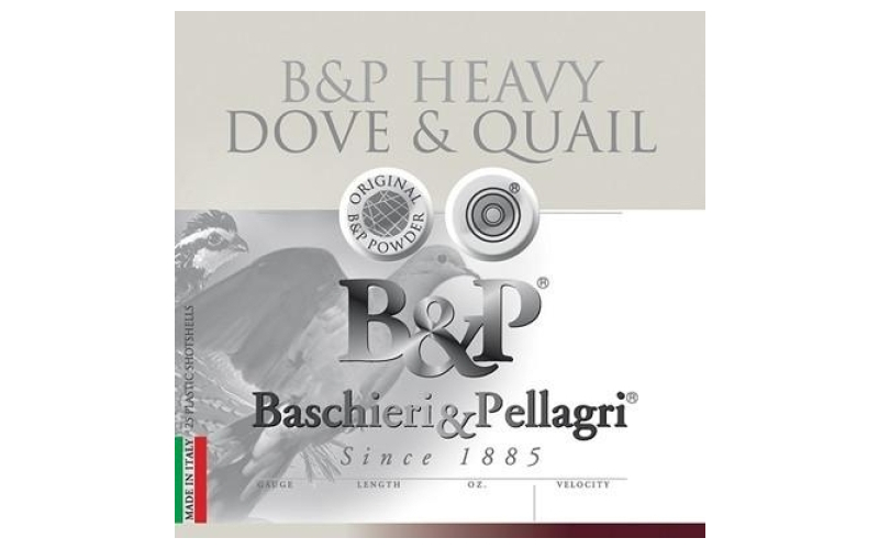 B&p dove & quail-20 ga 2 3/4 inch 1 oz-7.5 shot 1175fps 25 rd/box ammo