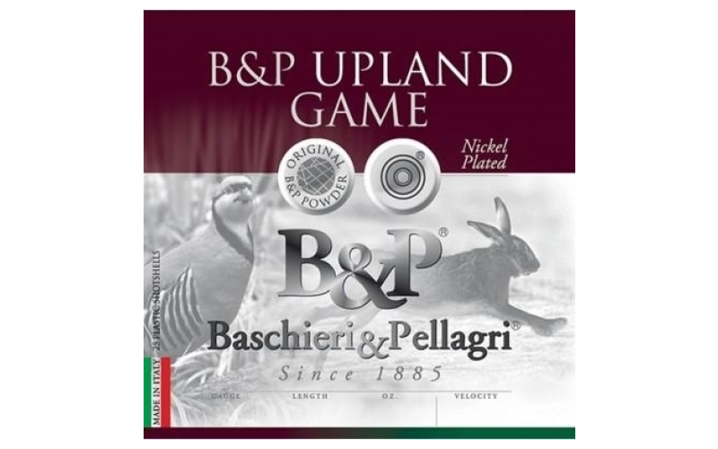 B&p upland game - 28 ga.2 3/4 inch 3/4 oz -5 shot 1300fps 25 round/box ammo