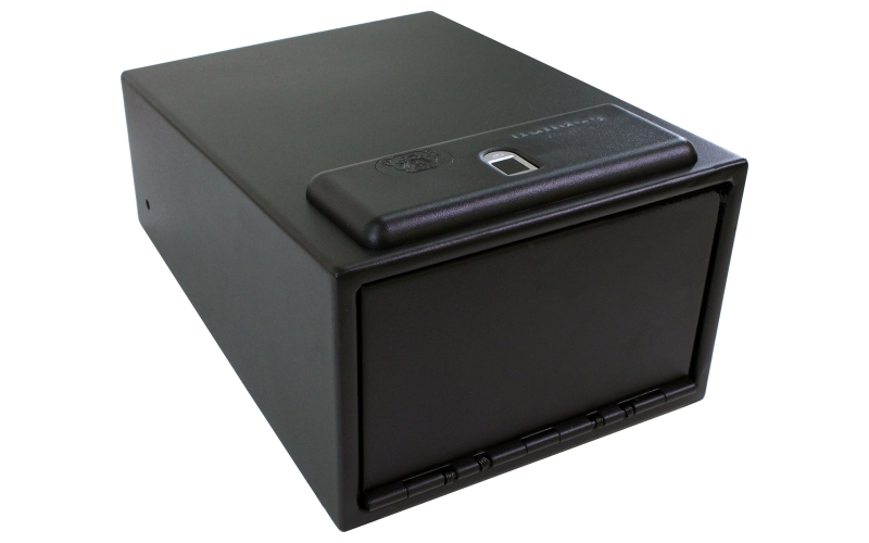 Bulldog Cases Magnum Biometric Pistol Vault, 11.5"x8"x5.5", Black, Now Shipping in Safe Mode BD4030B