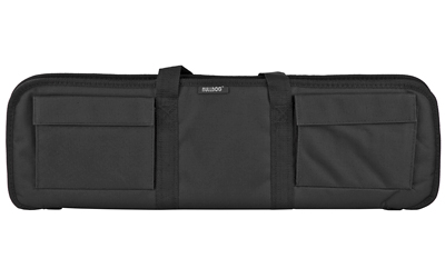 Bulldog Cases Tactical Shotgun Case, Fits Single Shotgun, Mossberg Shockwave and Similar, Elastic Shell Holders In External Pockets, 29" Soft Case, Black BD492-29