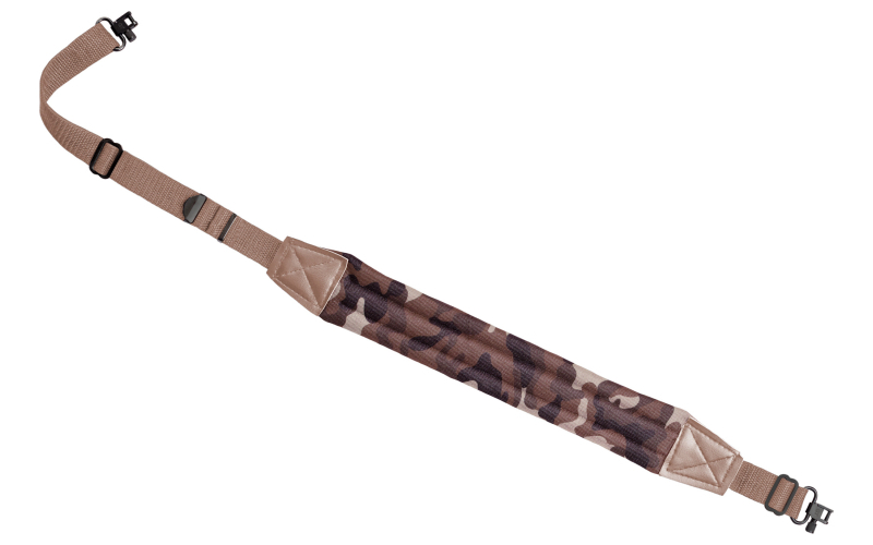 Bulldog Cases DLX Rifle Sling, 1" Wide, Nylon, Throwback Camo BD810TBC