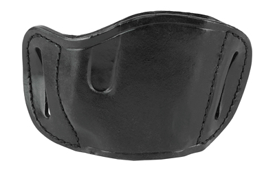 Bulldog Cases Molded Leather Hip Holster, Fits Most Large Frame Autos, Right Hand, Black MLB-L