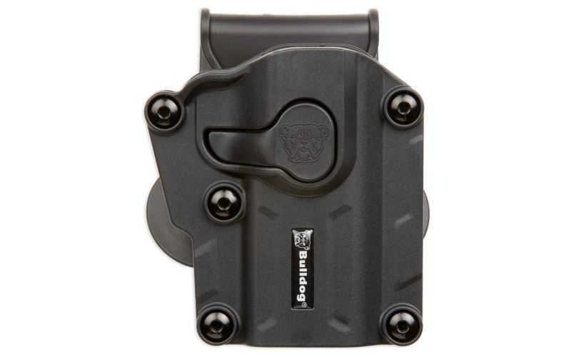 Bulldog Cases Max Multi-Fit Polymer Holster w/ Paddle, Left Hand, Black MX-001L