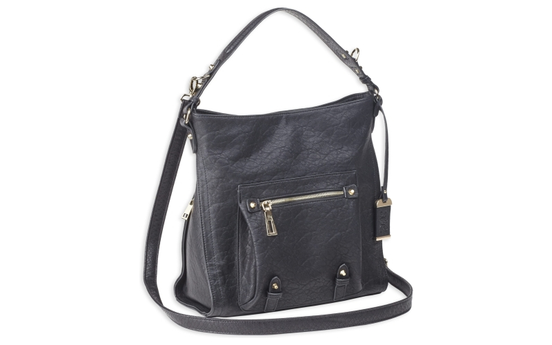 Bulldog Cases Hobo Anna Purse Holster, Fist Most Small Autos, Black Color, Leather BDP-053