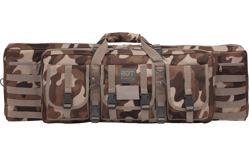 Bulldog Cases BDT Double Rifle Case, 36", Nylon, Throwback Camo BDT35-36TBC