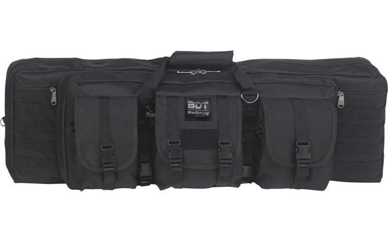 Bulldog Cases Deluxe Double Rifle, Rifle Case, 36", Nylon, Black BDT37-36B
