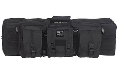 Bulldog Cases Deluxe Double Rifle, Rifle Case, 42", Nylon, Black BDT37-42B