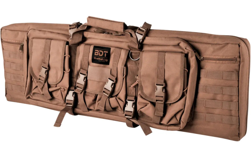 Bulldog Cases Tactical, Double Rifle Case, Tan, Nylon, 37" BDT60-37T