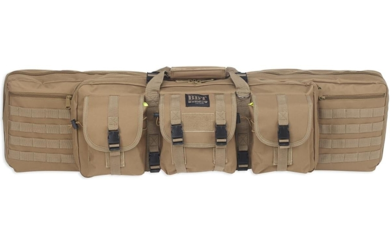 Bulldog Cases Tactical, Double Rifle Case, Tan, Nylon, 43" BDT60-43T