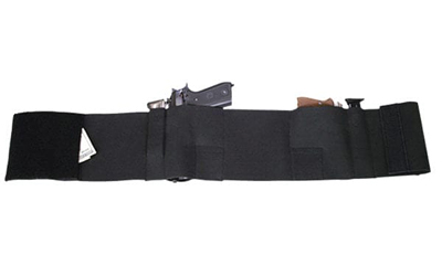 Bulldog Cases Belly Band, Ambidextrous, Black, Multi Fit, Nylon, Large Size, Fits 38"-42" Waist WBWD-L