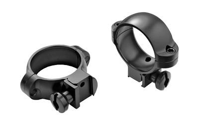 Burris Optics Signature Rimfire, Scope Rings, 1", Fits Picatinny or 11mm Dovetail, High Height, Black Finish 420556