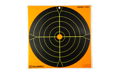 Caldwell Bullseye Target, 12", Orange/Black, 5-Pack 1166111