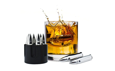 Caliber Gourmet Bullet Chillers, Stainless Steel, Silver CBG-1046B
