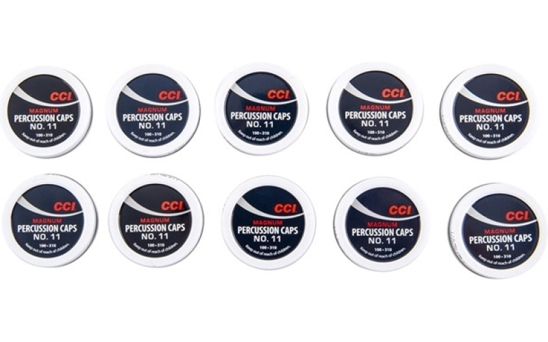 CCI #11m magnum percussion caps 1,000/box