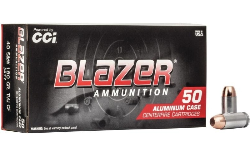 Blazer 40 s&w 180gr tmj cf ammo 50rd