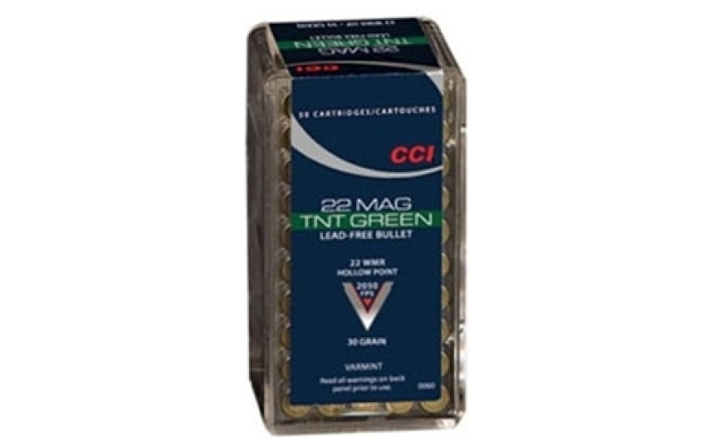 CCI 22 wmr 30gr hollow point 50/box
