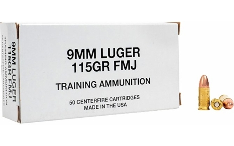 CCI 9mm luger 115gr full metal jacket 50/box