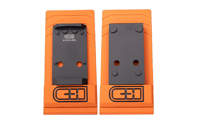C&H Precision V4, Optic Mounting Plate, For Echelon to Holosun EPS/EPS Carry, Anodized Finish, Black SA-ECH-EPS