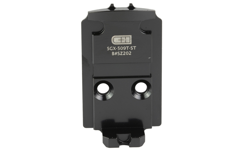 C&H Precision V4, Optic Mounting Plate, For Sig Sauer P320 X-FIVE/M17/M18 with Romeo1Pro/DPP Cut to Holosun 509T, Matte Finish, Black SGX-509T-ST