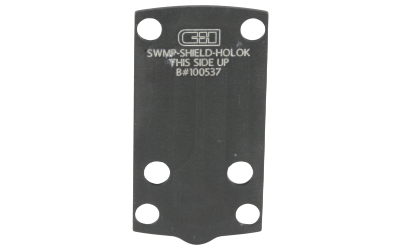 C&H Precision V4, Optic Mounting Plate, For M&P Shield 2.0 to Holosun 407/507K, Anodized Finish, Black, Includes Mounting Hardware SWMP-HOLOK-SHIELD