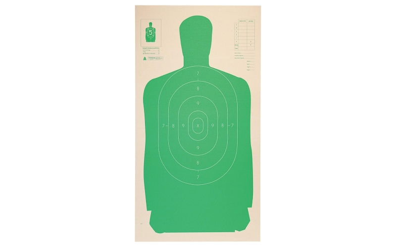 Champion Traps & Targets B27cb police silhouette cardboard 24x45''  targets 25pk