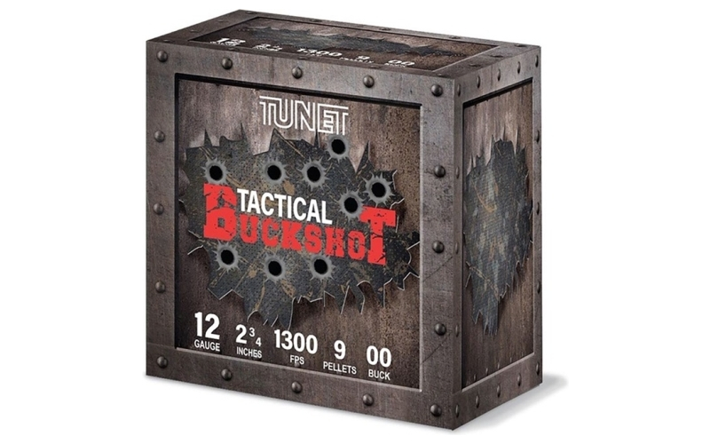 Challenger Ammo Tunet 12ga 2-3/4 9 pellet 00 buck 250rd case
