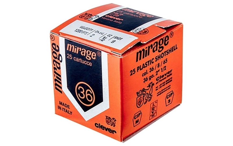 Clever 410 gauge 2-1/2'' 1/2oz #7-1/2 25/box 250 case