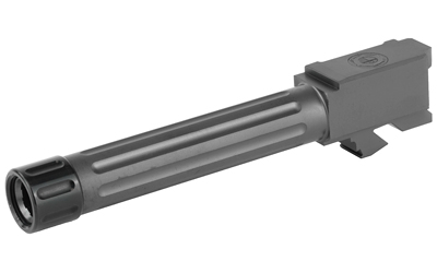 CMC Triggers Barrel, 9MM, Black DLC Finish, Hexagonal Boron Nitride Bore & Chamber, 416R Steel, Fluted, Threaded 1/2x28, Thread Protector Included, Fits Gen3 & Gen4 Glock 19 75521