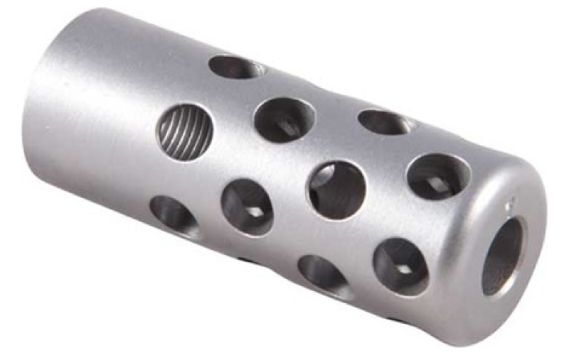 Gentry Custom Llc Quiet muzzle brake 7 mm 1/2-28 steel silver