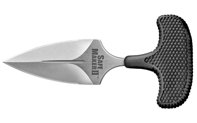Cold Steel Safe Maker II, Fixed Blade Knife, AUS8A Steel, Plain Edge, 3.25" Blade, Includes Secure-Ex Sheath CS-12DCST