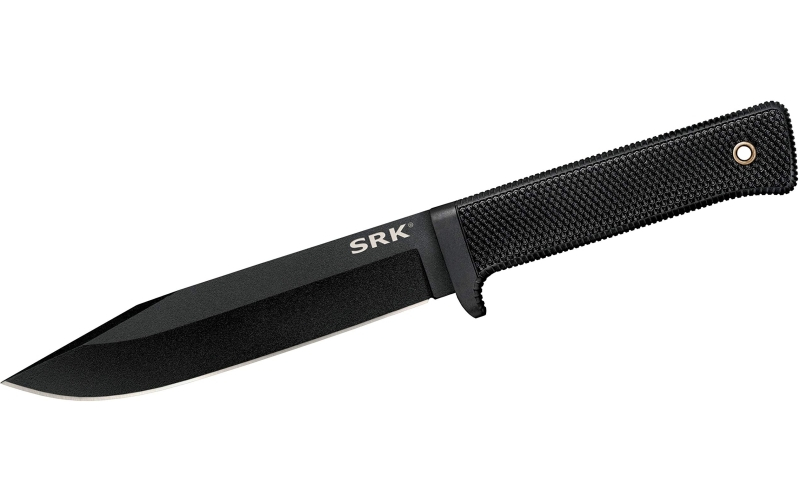 Cold Steel SRK SK-5, Fixed Blade Knife, 6" Blade, Plain Edge, Black Tuff-Ex Finish, Includes Secure-Ex Sheath CS-49LCK
