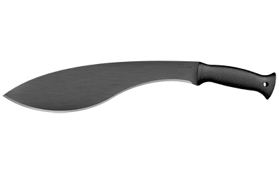 Cold Steel Kukri, Machete, 13" Machete, Machete, Plain Edge, 1055 Carbon/Black, Polypropylene/Black, Includes Cordura Sheath CS-97KMS