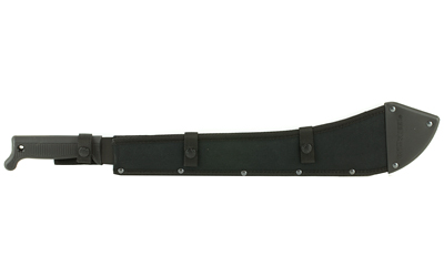 Cold Steel Bolo Machete, 23.5" Machete, Plain Edge, 65Mn Blade Steel, Polypropylene/Black, Includes Sheath CS-97LBMS