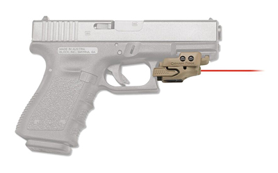 Crimson Trace Corporation Rail Master, Red Laser, Fits 1913/GLOCK, Tan 01-3000228