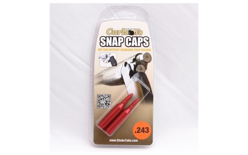 Carlsons Snap caps 243 winchester aluminum 2/pack