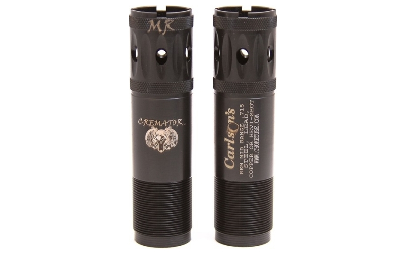 Carlsons Cremator ported choke tubes 12 ga remington blk