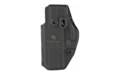 Crucial Concealment Covert IWB, Inside Waistband Holster, Ambidextrous, Kydex, Black, Fits Taurus G2C/G3C 1026
