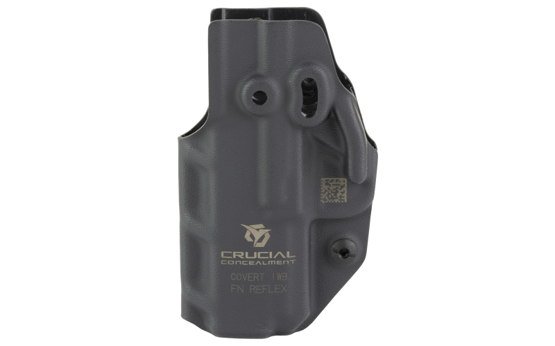 Crucial Concealment Covert IWB, IWB Belt Holster, Fits FN Reflex, Kydex Construction, Black, Right Hand 1314